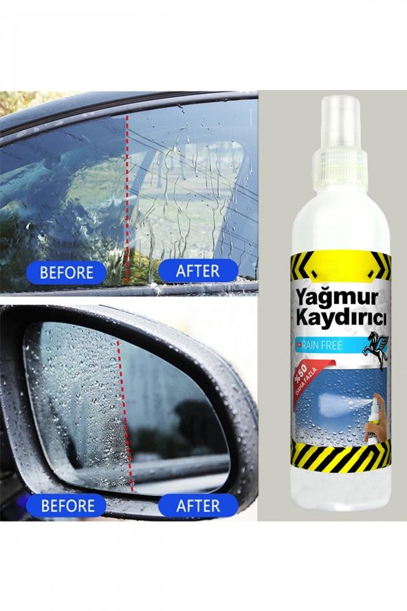 Yağmur Kaydırıcı Sprey Yağmur Kaydırıcılar Su Itici Oto Ayna Kask Araba Camı Su Kaydırıcı Koruyucu 250 ml