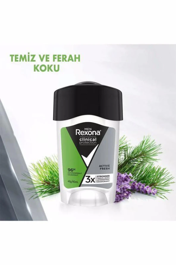 Rexona Men Clinical Protection Active Fresh Erkek Roll-On 45 ml - 4