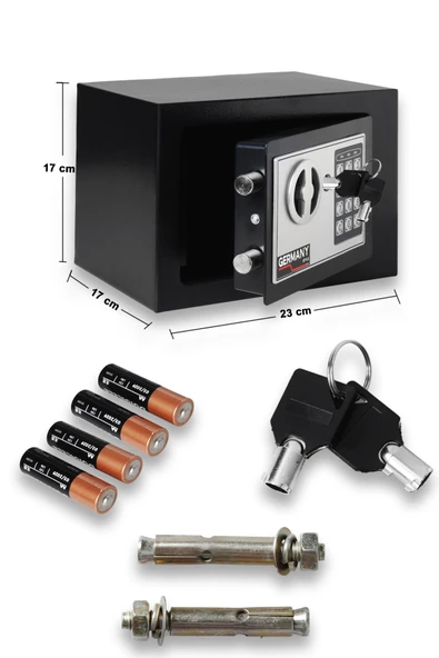 Çelik Para Kasası Oteller için Para Kasaları 3 mm Elektronik Şifreli Para Kasası - 2