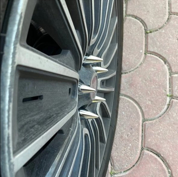 Sivri Jant Bijon Kapağı Krom 17mm Sökme Aparatlı - 4