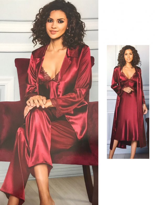 Pierre Cardin Bayan 6lı Saten Gelin Çeyiz Set 6960 - 3