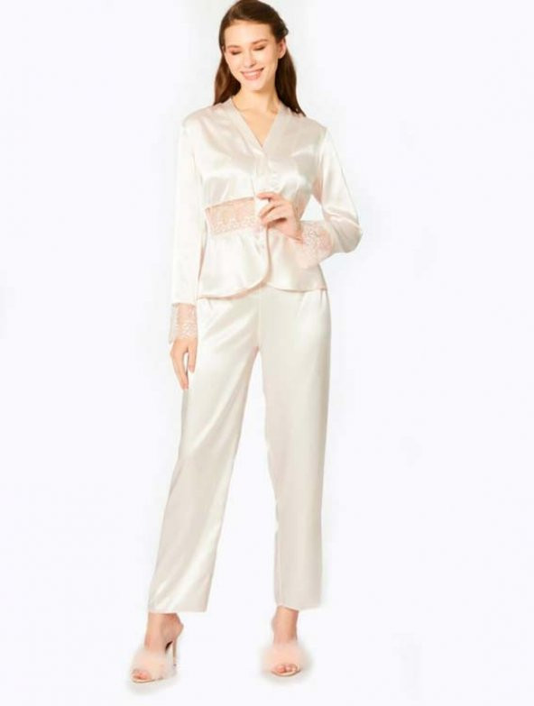 Pierre Cardin Bayan 6 lı Saten Gelin Çeyiz Seti 6040 - 6