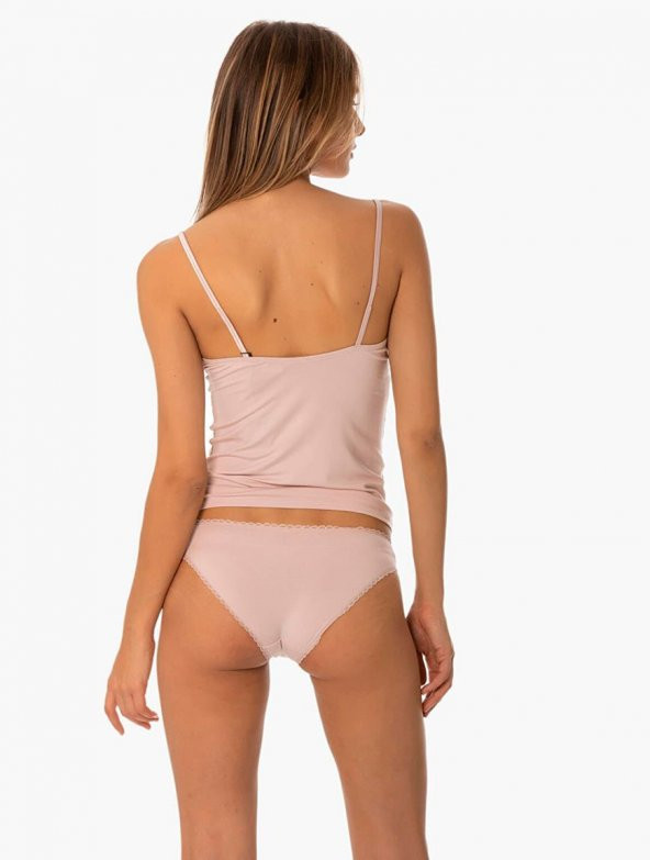 Pierre Cardin Kadın Dantelli Penye Kaşkorse Atlet Külot Takım 345 - 10