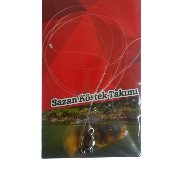 TK.002  2 İğneli Sazan Köstek Takım No:2/0