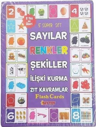 Sayılar, Renkler, Şekiller, İlişki Kurma, Zıt Kavramlar 1413