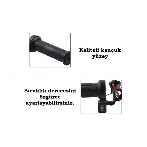 Her Motora Uyumlu - Isıtmalı Elcik Motosiklet Bisiklet El Isıtıcı Elcikler A69