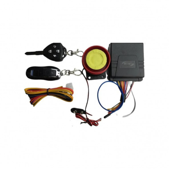 Motosiklet Alarm ve Çalıştırma Seti Motosiklet Uzaktan Kumanda Alarm Sistemi -Pil Destekli-Alarmseti A72 - 2
