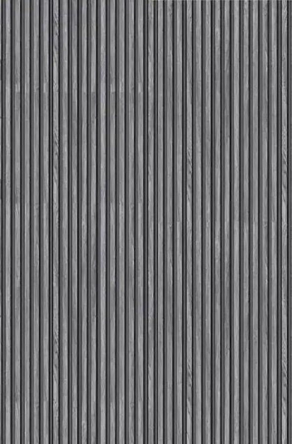 Renkli Duvarlar 12x95cm Atc Gri Antrasit Dekoratif Görünüm Pvc Kaplama Lambiri - 3