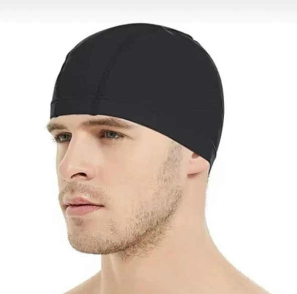 Likra Kumaş Bone Yüzücü Havuz ve Deniz Bonesi - 2