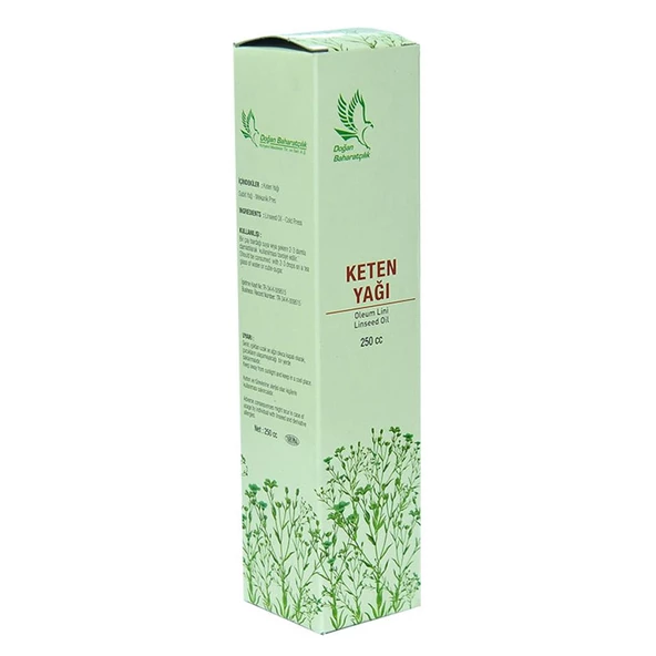 Doğan Baharatçılık Keten Yağı 250 ML Doğal Saf Cam Şişe - 4