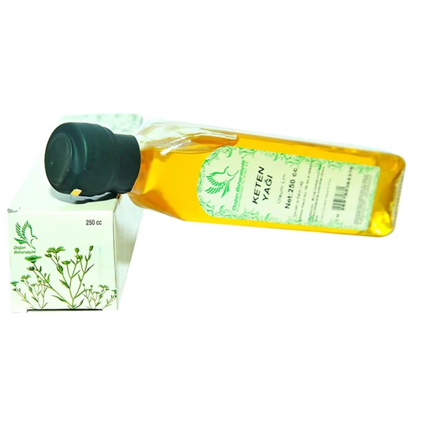 Doğan Baharatçılık Keten Yağı 250 ML Doğal Saf Cam Şişe - 10