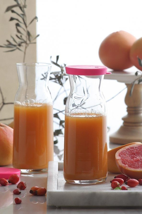 Lav fonte sunum sürahisi karaf su - süt şişesi 1200cc 2 li pem. - 2