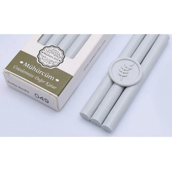 Mühür Mumu Çubuk 11mmx120mm 10 lu Paket Model: 49 GRİ KİL ürün görseli