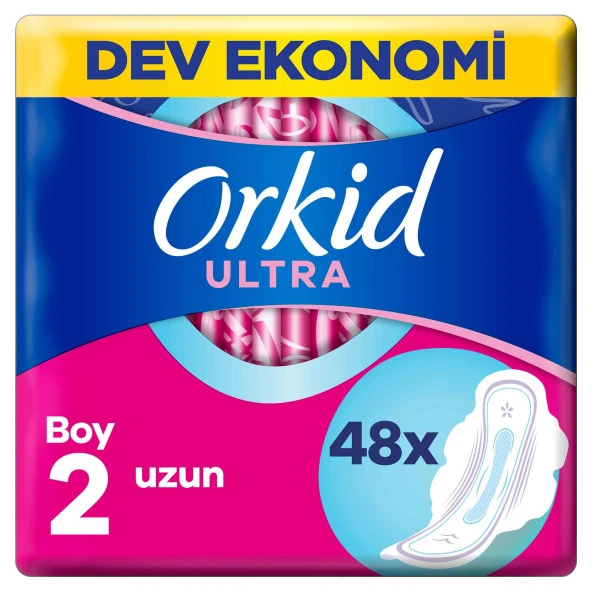 Orkid Ultra Extra Uzun Ped Cesaret Paketi 48x3 144 Adet - Resim 2