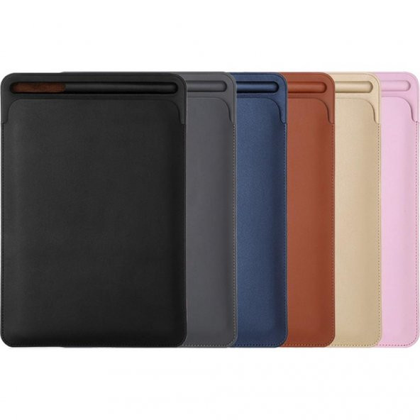 2018 iPad Pro 9.7'' - 10.5'' için Kapaklı PU Deri Kılıf