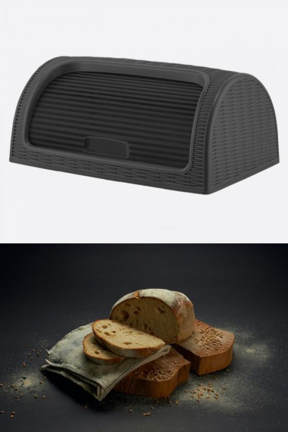 Flosoft Ekmek Kutusu, Sürgülü Ekmeklik Dolabı Füme