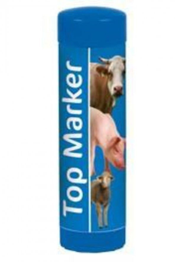 Top Marker Hayvan Işaretleme Kalemi Mavi (10 Adet)