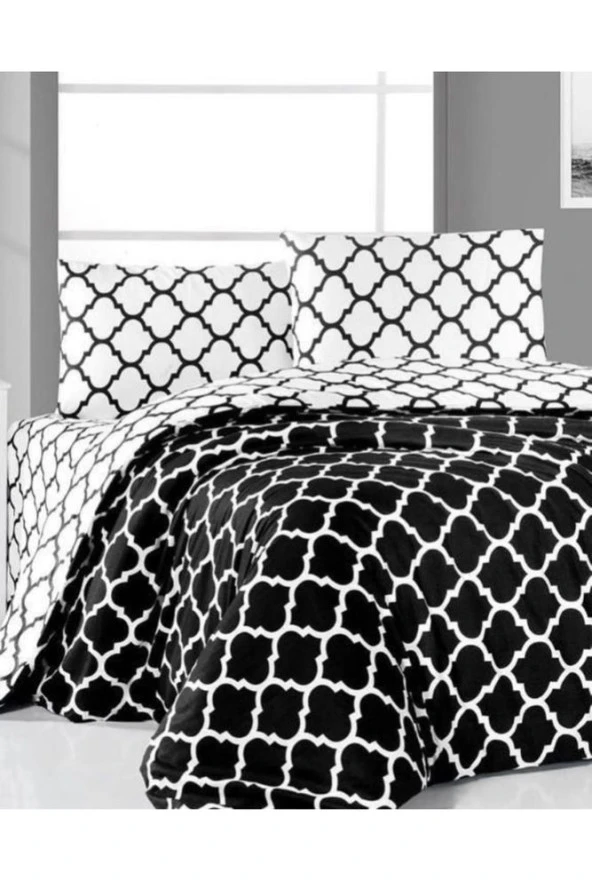 MSS20LND % 100 Pamuklu Çift Taraflı Çift Kişilik Nevresim Takımı (MSS20LND) - 2