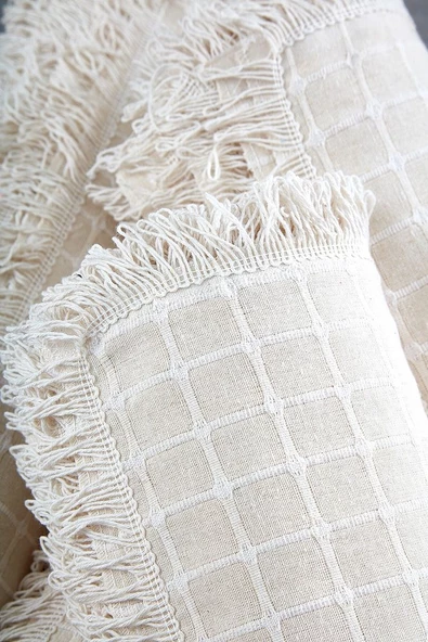 MSSLND90 %100 Pamuklu Buldan Işi Çok Renkli Çekyat Örtüsü (180*180 Cm) - 4