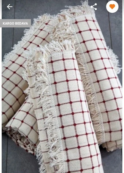 TYC00172953094 Pamuklu Buldan Işi Çekyat Örtüsü 180*200 cm - 6