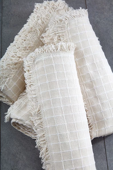 MSSLND90 %100 Pamuklu Buldan Işi Çok Renkli Çekyat Örtüsü (180*180 Cm) - 9