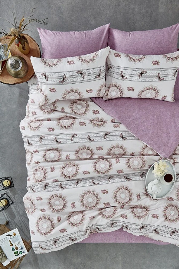 MS210LND Tek Kişilik Çift Taraflı Nevresim Takımı - 6