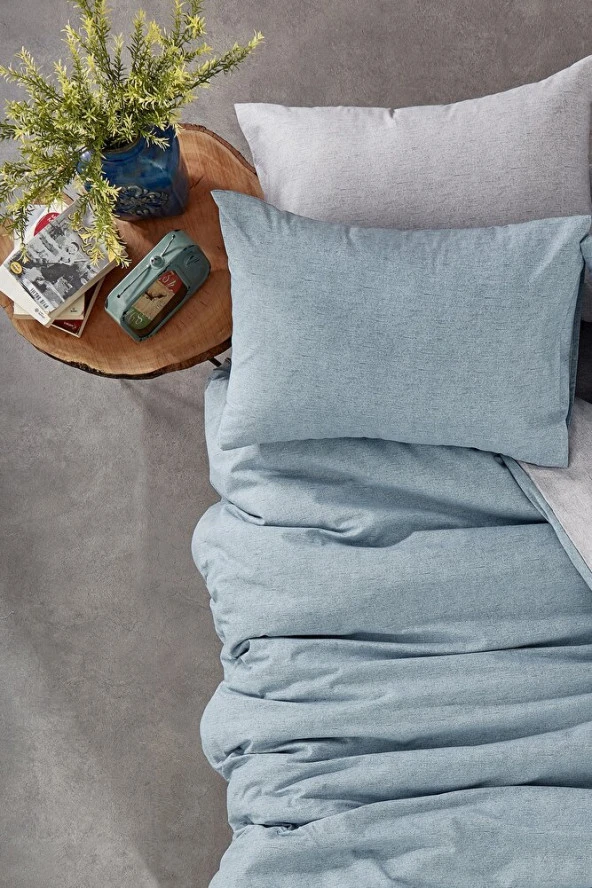 MS20LND Tek Kişilik Çift Taraflı Nevresim Takımı - 4