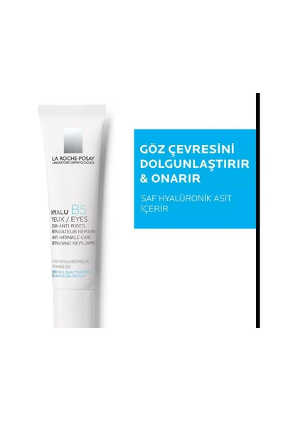 LA ROCHE POSAY Hyalu B5 Yeux 15ml - İnce ve Yorgun Göz Çevresi için Dolgunlaştırıcı Göz Kremi 3337875613668 - 2