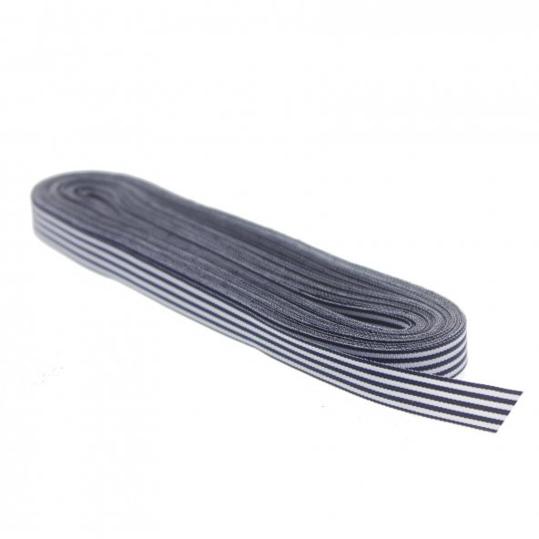 1cm x 10metre Çizgili Kumaş Kurdela - 2