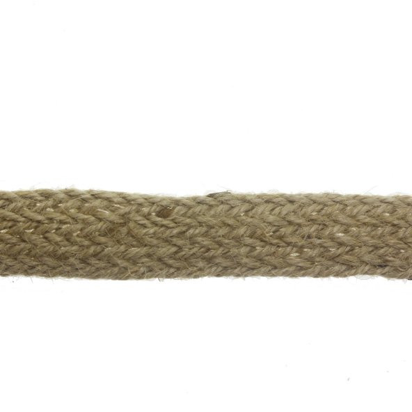 1,5cm x 2metre Doğal Keten Kurdela Örgülü - 2