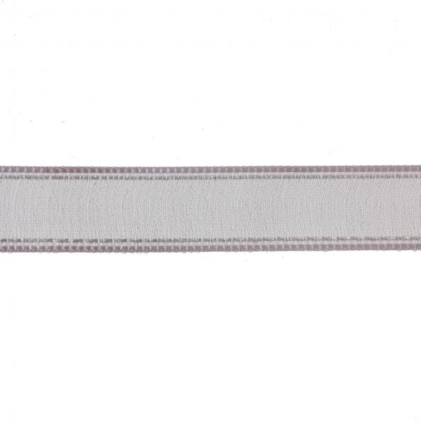 1,5cm x 45metre Kenarı Dikişli Organze Kumaş Kurdela - 10