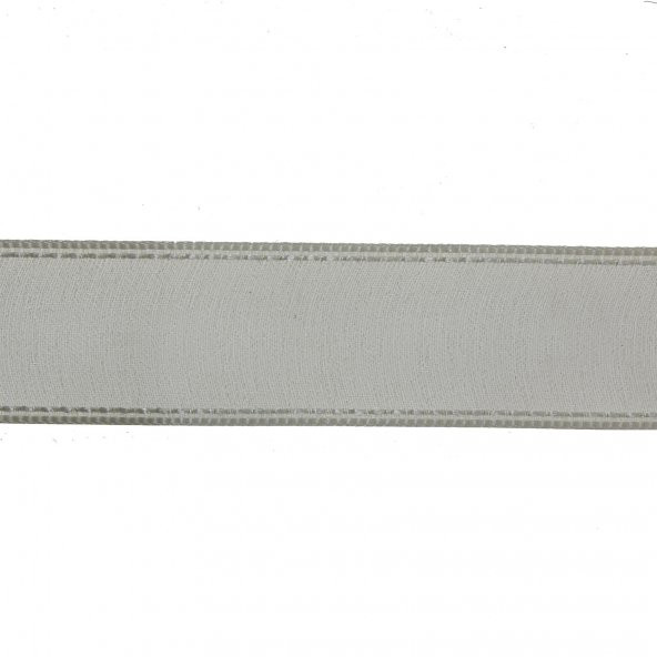 2,5cm x 45metre Kenarı Dikişli Organze Kumaş Kurdela - 8