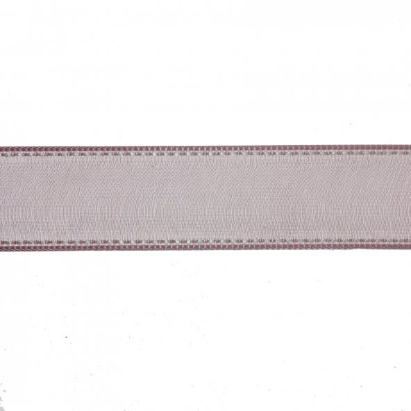 2,5cm x 45metre Kenarı Dikişli Organze Kumaş Kurdela - 10