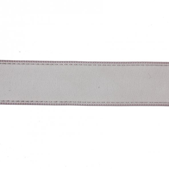 2,5cm x 45metre Kenarı Dikişli Organze Kumaş Kurdela - 11