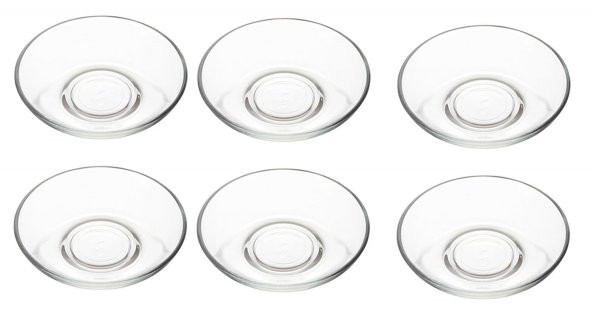 Lav bardak altı çay tabak 6 lı sade çay tabağı 20020