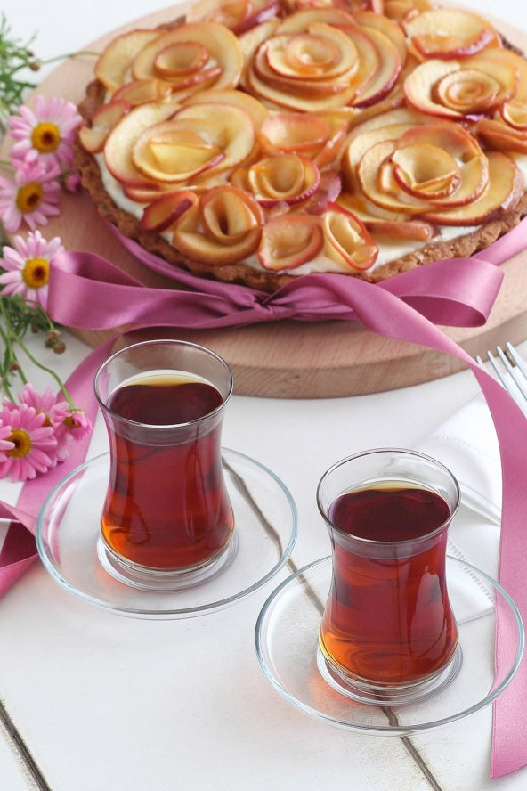 Lav duru cam çay bardak - çay bardağı yeni model 6 lı - 2