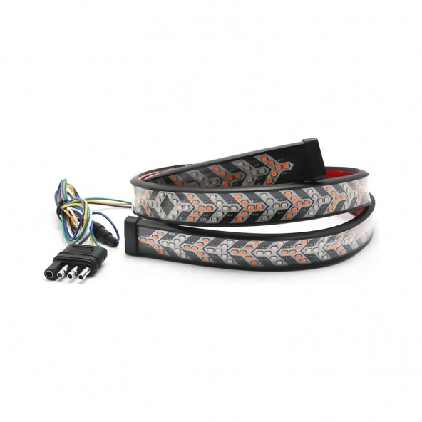 Pick UP 12V 24V V Model Bagaj Akar Dönüş Fren Sinyal Farı Esnek IŞık Led 150CM V Model 150 cm AA171 - 5