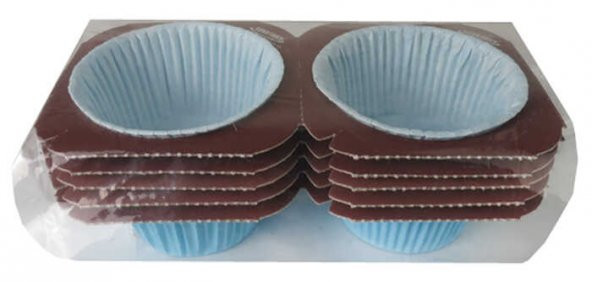 KAP KEK KAPSÜLÜ TRAY MODELİ MAVİ 2Lİ SET - Resim 3