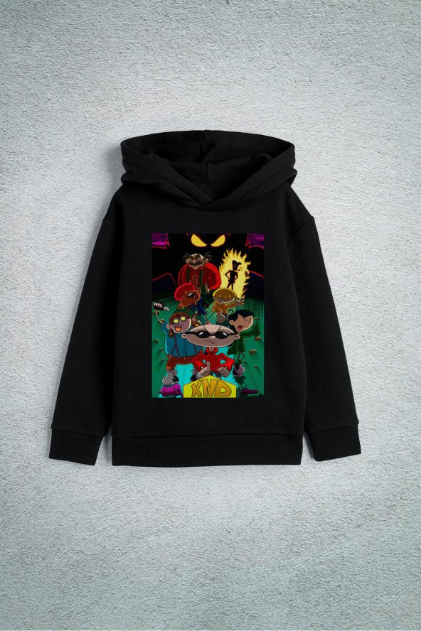 Kod Adı: Afacanlar Özel Tasarım Baskılı Çocuk Kapşonlu Sweatshirt Hoodie - 1