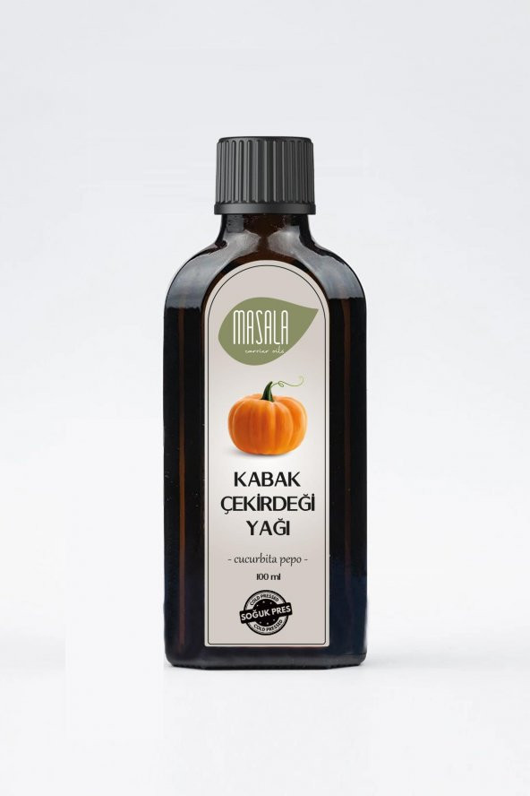Masala Kabak Çekirdeği Yağı 100 ml. - Soğuk Pres (Pumpkin Seed Oil) - Resim 2
