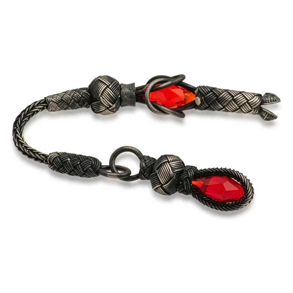 ​1000 Ayar Gümüş Zirkon Taşlı Kazaz Püsküllü  SL3246 ürün görseli