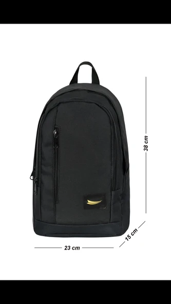 Modern Tasarım Mini Spor Sırt Çantası Suluk Gözlü Sıyah - 1