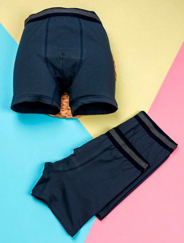 Bsm Erkek 3 lü Paket Likralı Pamuk Boxer 13203 - 6