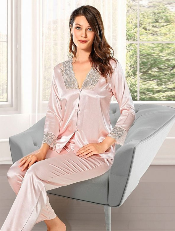 Alissa Bayan 6 lı Saten Gelin Çeyiz Seti 8600 - 4