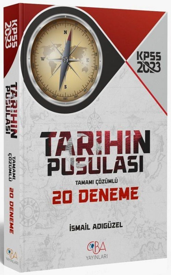 2023 KPSS Tarihin Pusulası 20 Deneme CBA Yayınları