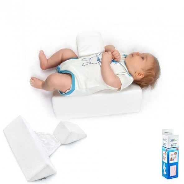 BabyJem Bebek Güvenli Uyku Yastığı 014 Beyaz