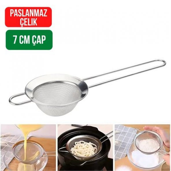 Andres 7 Cm Paslanmaz Çelik Süzgeç