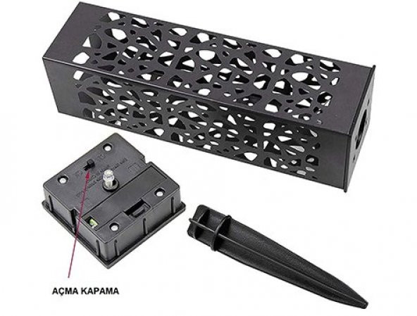 Dekoratif Solar Bahçe Aydınlatma Yürüyüş Yolu ( 8 Adet ) - Resim 2