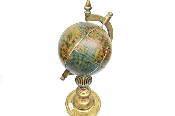 Dünya Küre Yerküre Standlı Dekoratif Hediyelik - Resim 4