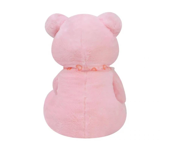 Yumoş Ayı 47 cm Pembe Pelüş Ayı Sevgiliye Hediye - 2
